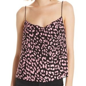 Alice and Olivia Pink Sequin Cami Top Size S